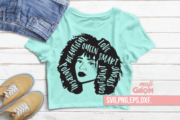 Afro Woman SVG: Bold and Beautiful
