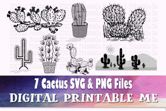 Cactus Svg, Wild West, Desert Silhouette