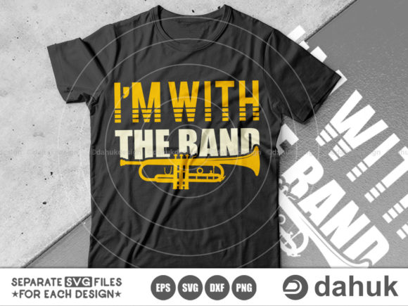 I Am with the Band SVG