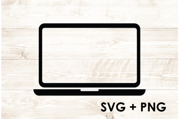 Laptop Computer Notebook - SVG