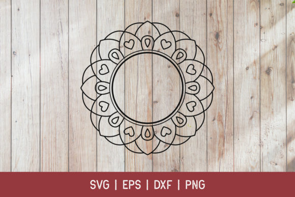 Mandala Border Design SVG