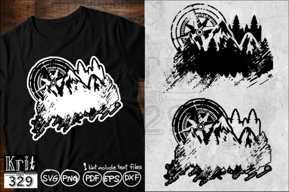 Mountain Tree Compass SVG Review