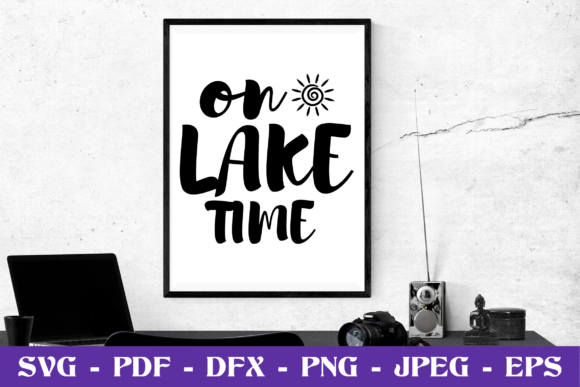 On Lake Time SVG Cut File Review