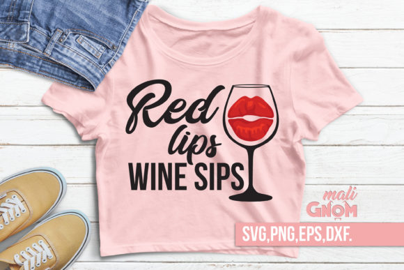 Red Lips Wine Sips SVG Review