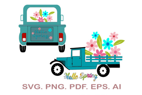 Spring Truck SVG Bundle Review