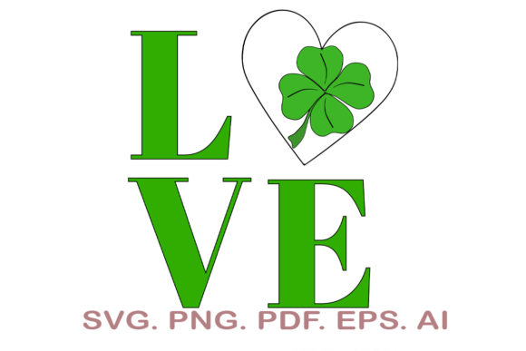 St. Patrick's Day Love SVG