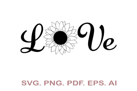 Sunflower Love SVG